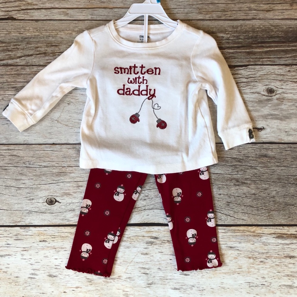 Gymboree Adorable Holiday Unisex PJ Set.